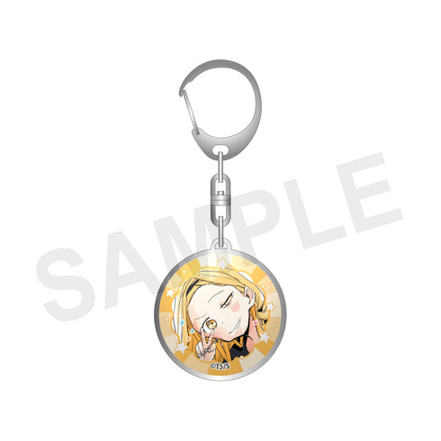 『タコピーの原罪』ガラスキーホルダー 2. 雲母坂まりな